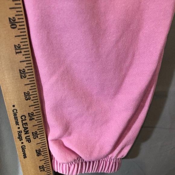 Barbie Pink Sweatpants Big Logo Juniors Size XL Barbie Core - Picture 6 of 7